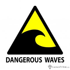 Pánské tričko Dangerous waves bílé