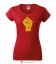 Dámské tričko Ruka revoluce červené - Velikost: L