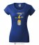 Dámské tričko Goldwish královská modrá - Velikost: S