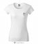 Dámské tričko znamení zvěrokruhu Ryby - Barva: Bílá, Velikost: XL