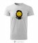 Pánské tričko CheSmile světle šedý melír - Velikost: L