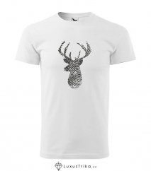 Pánské tričko The deer's mind bílé