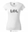 Dámské tričko LOL bílé - Velikost: M