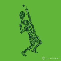 Dámské tričko Tennis Mosaic apple green
