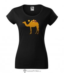 Dámské tričko Camel černé