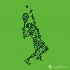 Dámské tričko Tennis Mosaic apple green