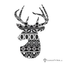 Dámské tričko Christmas deer bílé