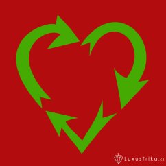 Dámské tričko Re-Love červené