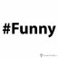 Pánské tričko hashtag Funny bílé - Velikost: XS
