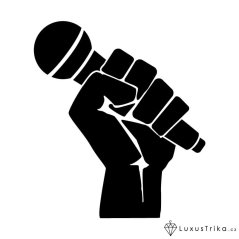 Pánské tričko Hand-mic bílé
