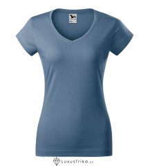 Dámské tričko FIT V-NECK bez potisku