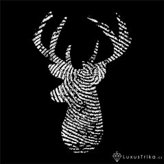 Pánské tričko The deer's mind černé