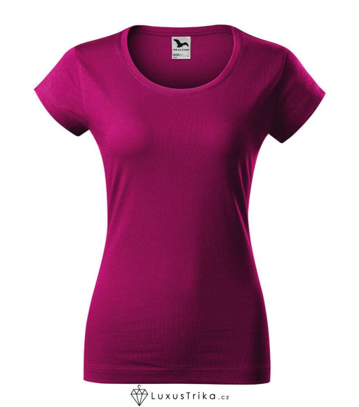 Dámské tričko VIPER bez potisku - Barva produktu: Fuchsia red, Velikost: S
