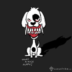 Originální motiv Nice Puppy ebony gray