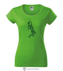 Dámské tričko Tennis Mosaic apple green Dámské tričko Tennis Mosaic apple green