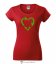 Dámské tričko Re-Love červené - Velikost: L