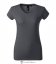 Dámské tričko EXCLUSIVE bez potisku - Barva produktu: Silver gray, Velikost: XXL