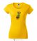 Dámské tričko Mr. Kaktus žluté