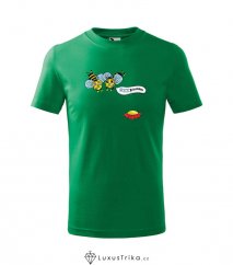 Dětské tričko Bzzzávod středně zelená