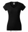 Dámské tričko FIT V-NECK bez potisku - Barva produktu: Ebony gray, Velikost: XXL