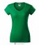 Dámské tričko FIT V-NECK bez potisku - Barva produktu: Ebony gray, Velikost: XXL