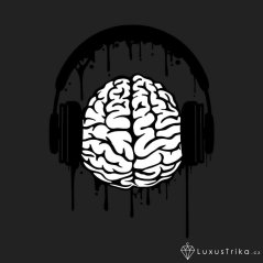 Originální motiv BrainLoveMusic tmavá břidlice