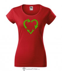 Dámské tričko Re-Love červené