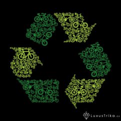 Dámské tričko Recyklátor černé