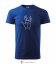 Pánské tričko SpokGreeting královská modrá - Velikost: XXL