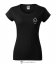 Dámské tričko znamení zvěrokruhu Váhy - Barva: Černá, Velikost: XL