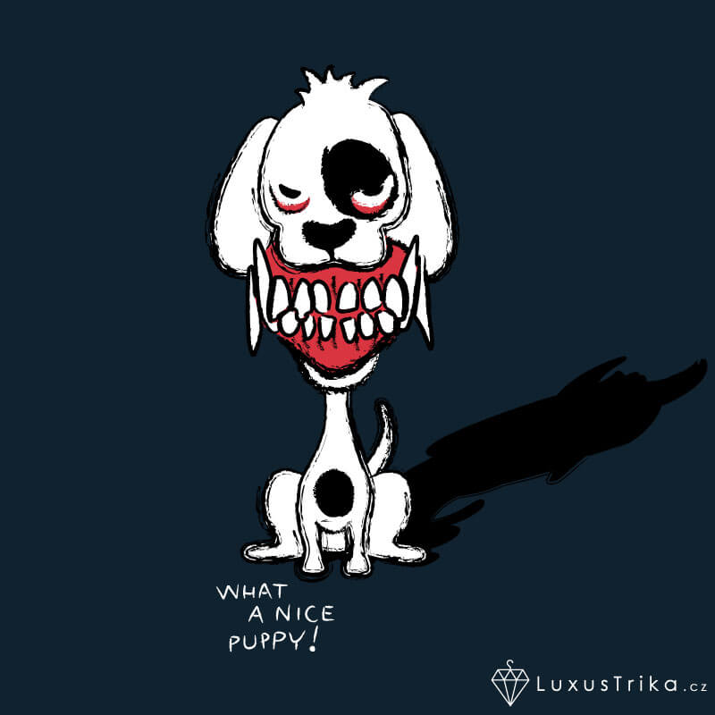 Originální dámský motiv Nice Puppy námořní modrá