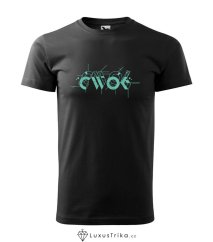 Pánské tričko Cwok Geometric černé