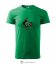 Pánské tričko Abstract-turtle středně zelená - Velikost: XL