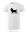 Pánské tričko LionKing bílé - Velikost: S