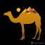 Dámské tričko Camel černé - Velikost: S
