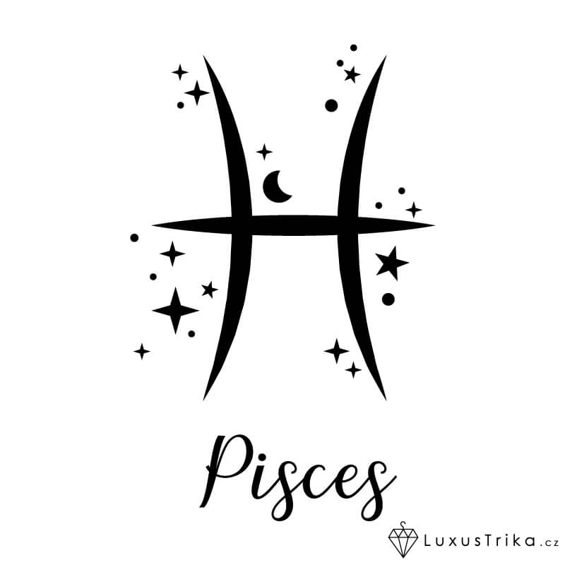 Pánské tričko znamení zvěrokruhu Ryby