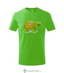 Dětské tričko Veselá želva apple green