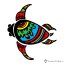 Dámské tričko Abstract-turtle bílé