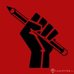 Dámské tričko Hand-pen červené