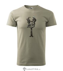 Pánské tričko Guitar Grove světlá khaki Pánské tričko Guitar Grove světlá khaki