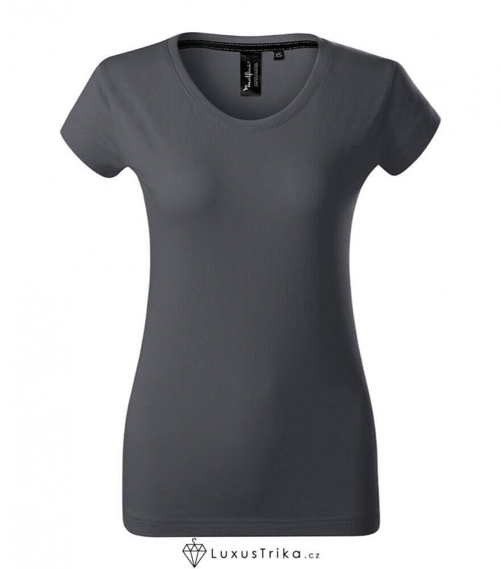 Dámské tričko EXCLUSIVE bez potisku - Barva produktu: Silver gray, Velikost: XL