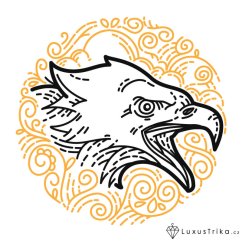 Dámské tričko Orlí ornament bílé