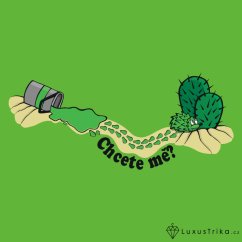 Dámské tričko Chcete mě? apple green