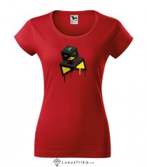 Dámské tričko Bird-ish červené