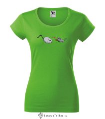 Dámské tričko Platonic-love apple green
